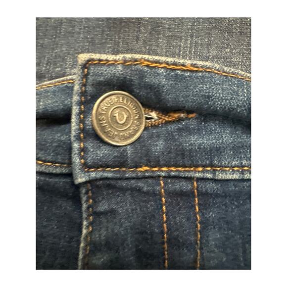 TRUE RELIGION Men's GENO Flap Relaxed Slim Medium Wash Denim Jeans Size 40 - Picture 4 of 5